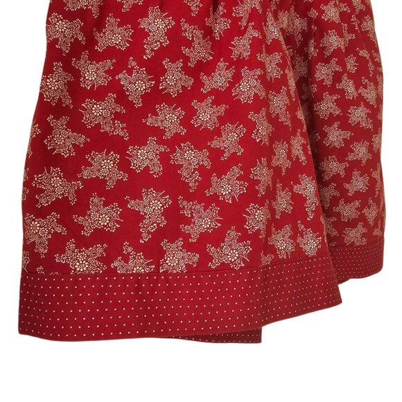 Avenue By Mereille Bitton Floral Polka Dot Vintage Shorts | EUC | 4P | Red White - Picture 9 of 16